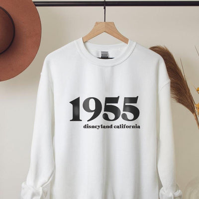 1955 Disneyland California Sweatshirt (Pick your own colours) - We're All Ears Boutique
