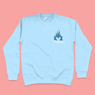 Glitter Disney Castle Sweatshirt (Choose your own colours) - We're All Ears Boutique
