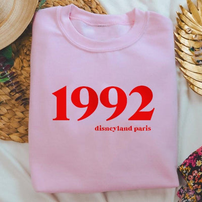 1992 Disneyland Paris Sweatshirt (Pick your own colours) - We're All Ears Boutique