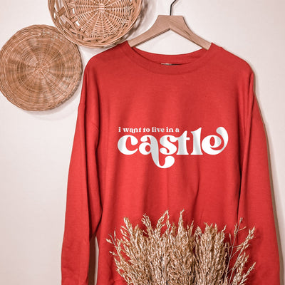 "I Want To Live In A Castle" Disney Sweatshirt (Pick your own colours) - We're All Ears Boutique
