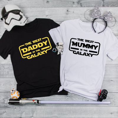 The Best Mummy/ Daddy in the Galaxy Tshirt / Star Wars - We're All Ears Boutique