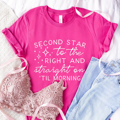 Second Star To The Right Disney Tshirt - We're All Ears Boutique